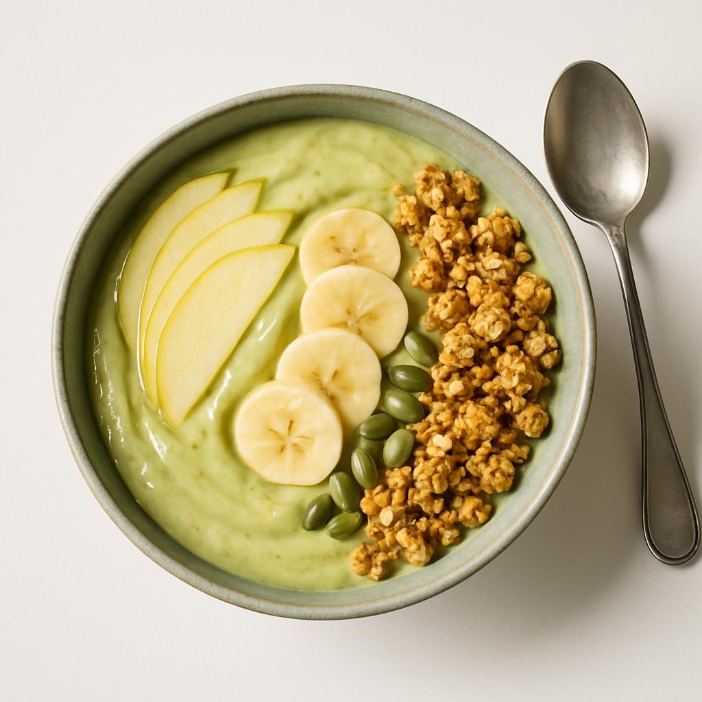 Apple Smoothie Bowl, served