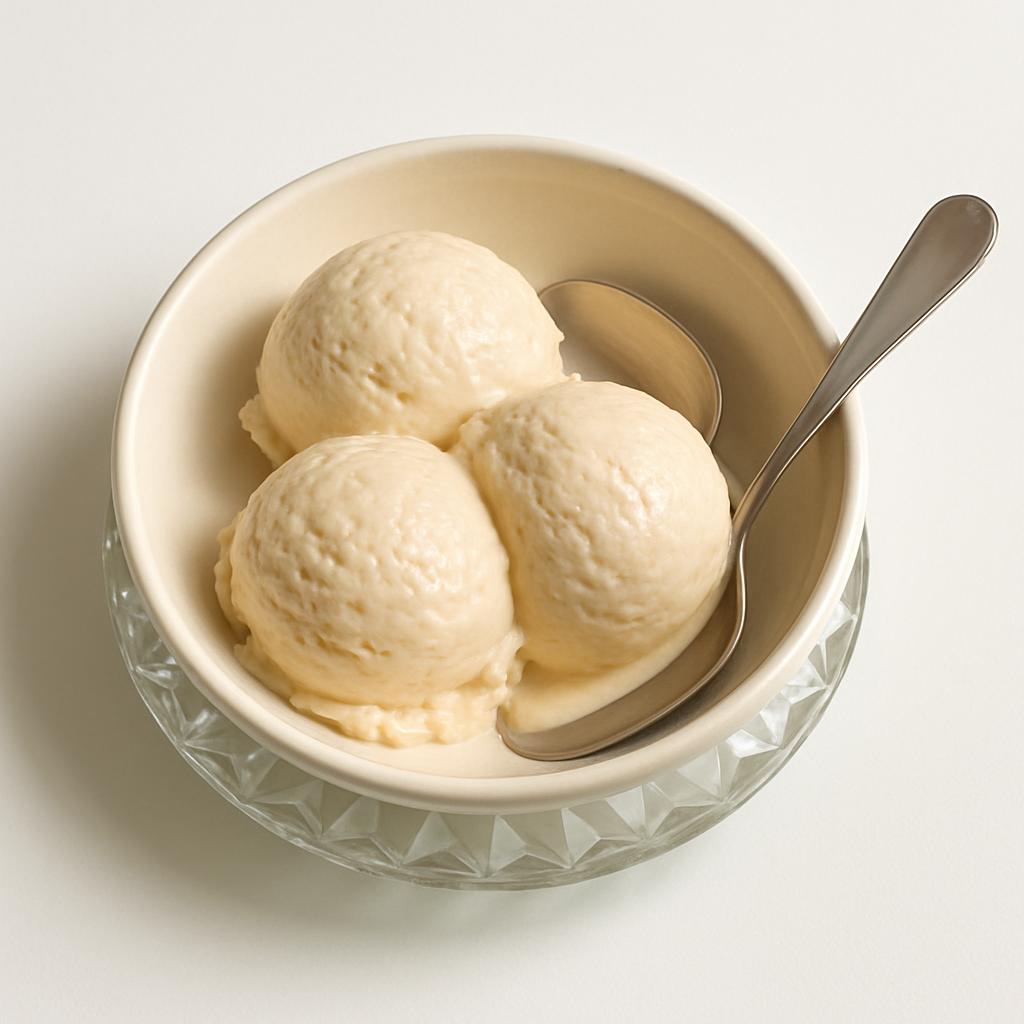 Lite Ice Cream, served