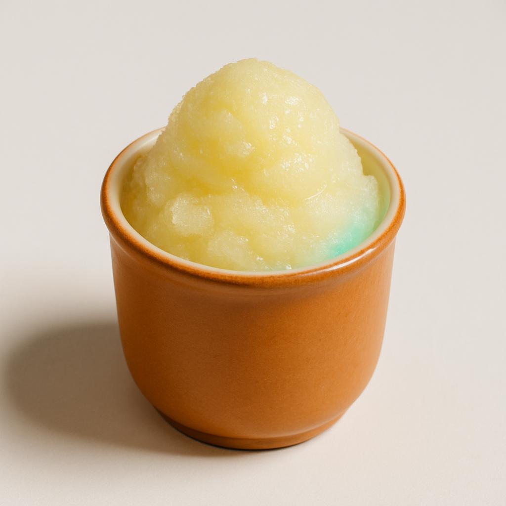 Lemonade Italian Ice, served