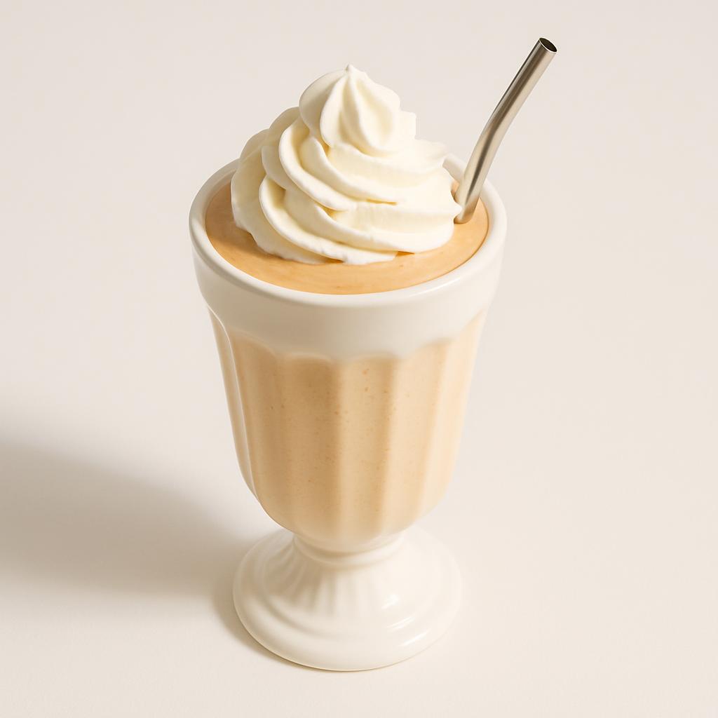 Peanut Butter Milkshake, served