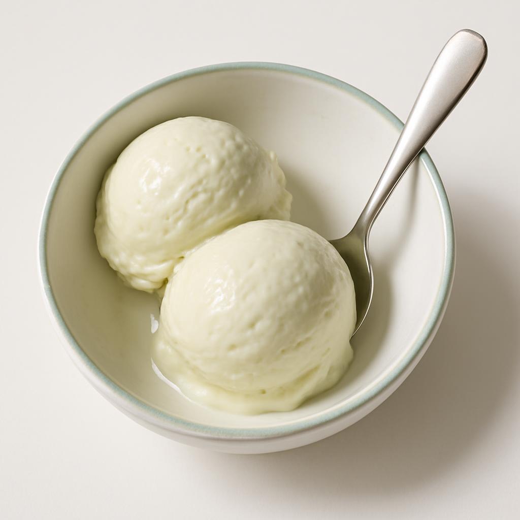 Lite Ice Cream, served