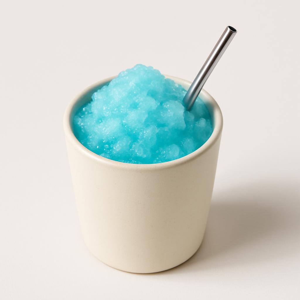 Slushi, served